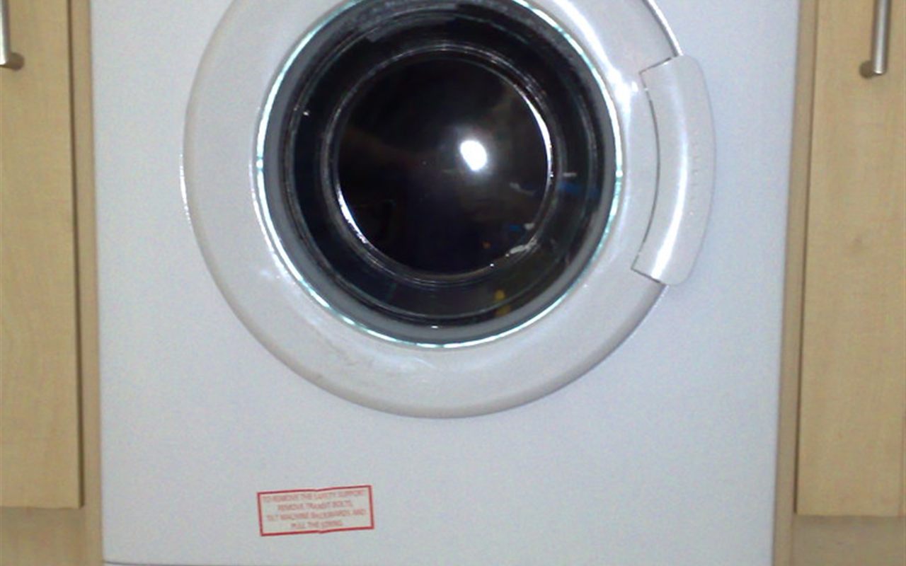 Waschmaschine als Symbol für Haushaltsgeräte-Angebote